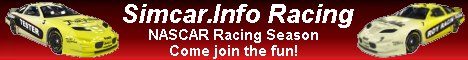 Simcar.info is a site dedicated to the sport of on-line simulated auto racing using Papyrus NASCAR 2003. Our purpose is to bring together drivers to help each other become better on-line racers, and promote the sport of on-line racing.
